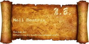 Nell Beatrix névjegykártya